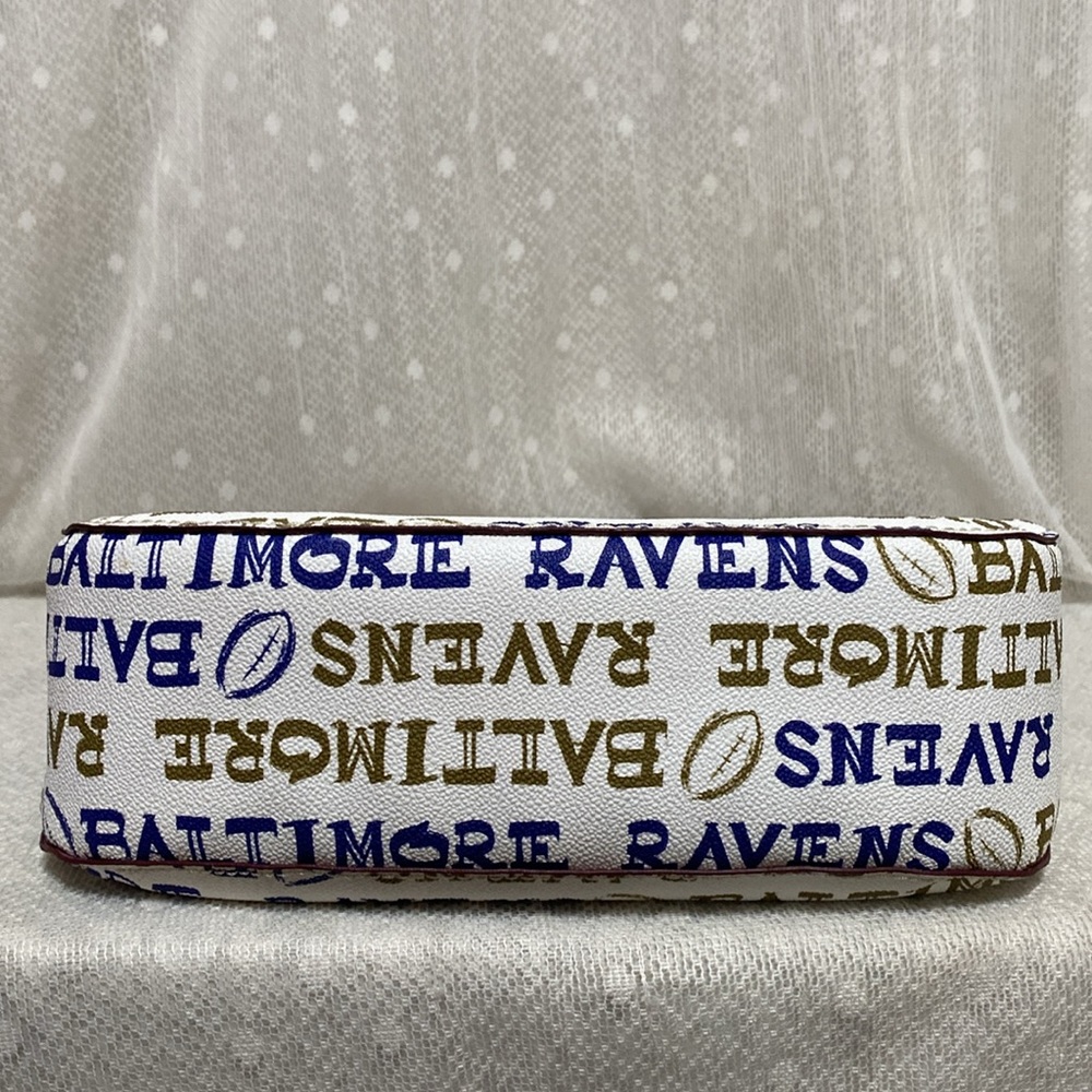 Dooney & Bourke Baltimore Ravens Doodle Small Kiley Hobo - Picture 11 of 16